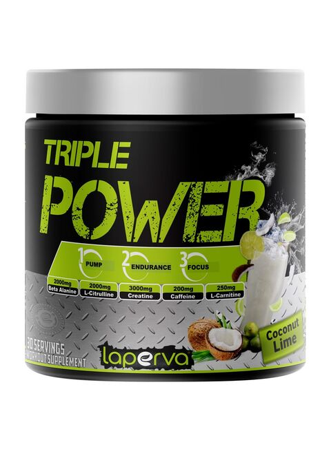 Laperva Triple Power Pre-Workout Coconut And Lime 30 Servings - 300gm