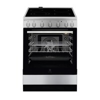 Electrolux 4 Burner Free Standing E-Cooker LKR64000BX Silver 60cm