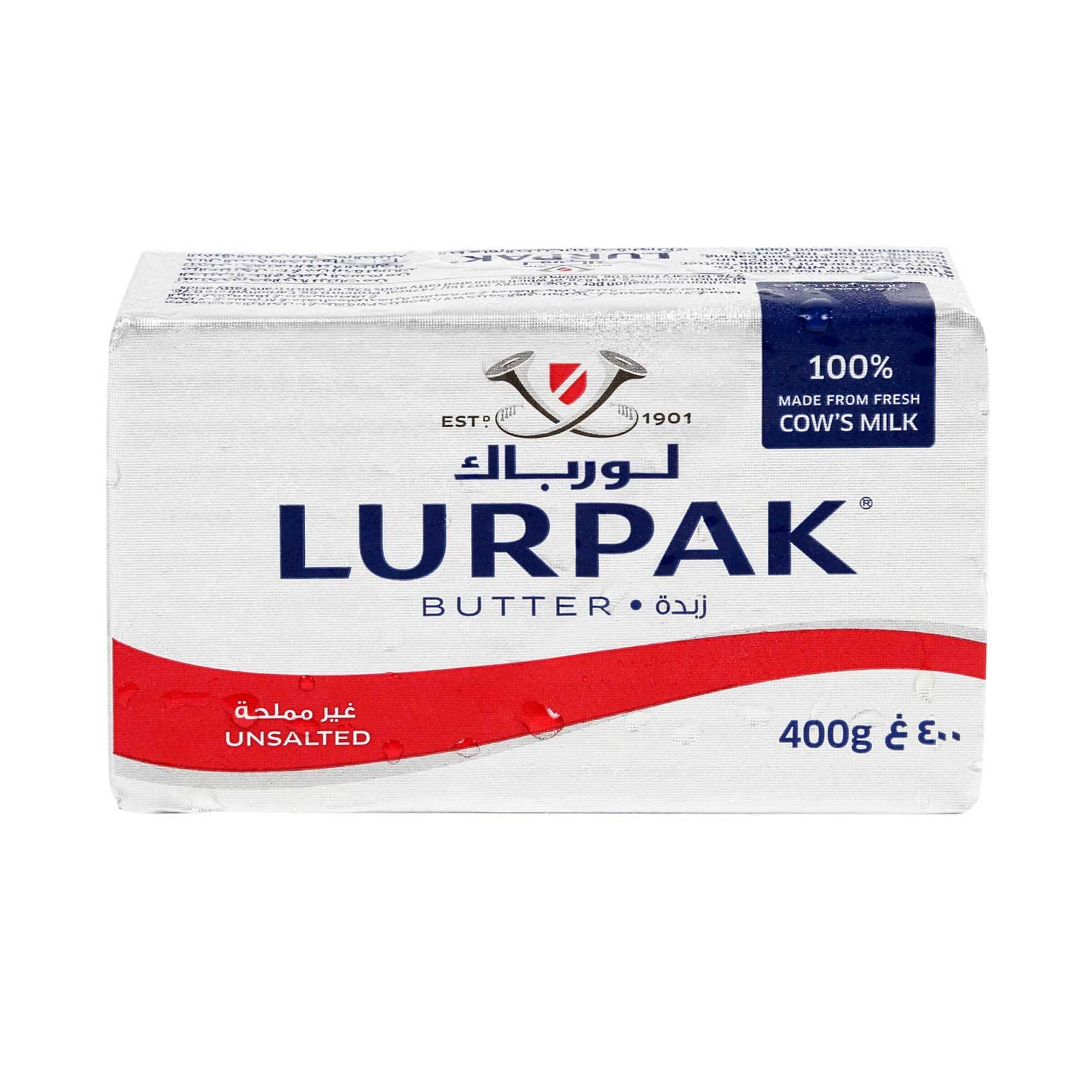 Buy Lurpak Butter Unsalted 400g