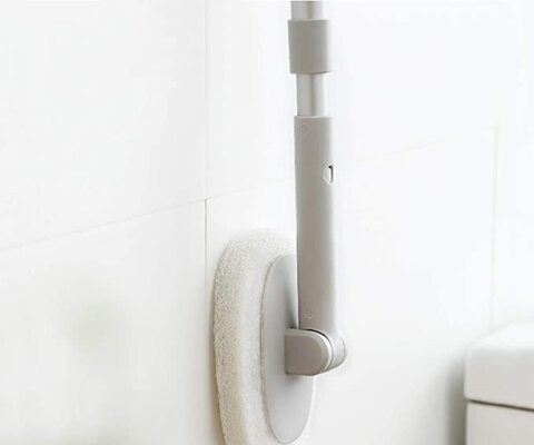 ALISSA 1 Pc Sweeper Wiper Bathroom Tile Floor Cleaning Brush &  Extendable Long Handle Scrubber Brush Wiper Scrubber