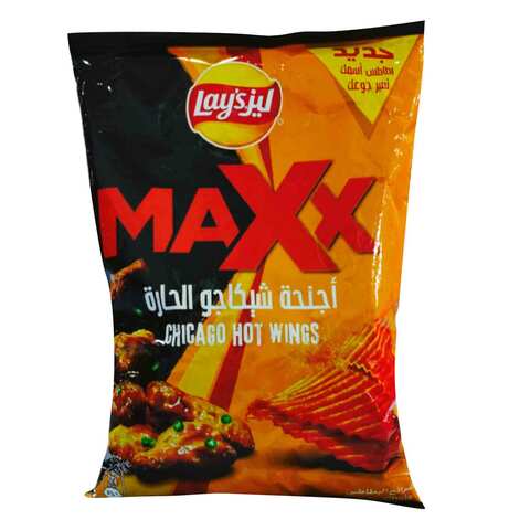 Lay&#39;s Maxx Chicago Hot Wings Potato Chips 160g
