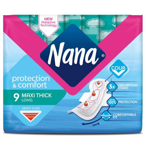Nana Women Pads Maxi Thick Long 9 Pads
