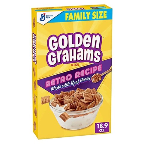 General Mills Golden Grahams Honey Whole Grain Cereal 535g