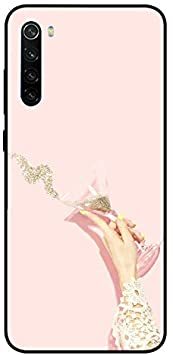 Theodor - Xiaomi Redmi Note 8 Case Cover Girl Hand Flexible Silicone Cover