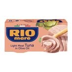 Buy Rio Mare Light Meat Tuna In Olive Oil 160g Pack of 2 in UAE
