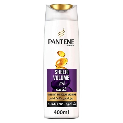 Pantene Pro-V Shampoo, Sheer Volume - 400 ml