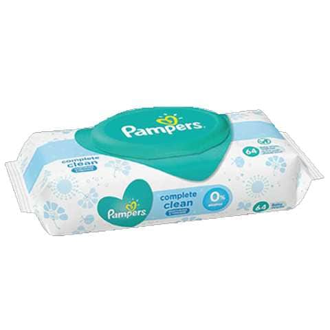 Pampers Fresh Clean Baby Wipes 64 Count