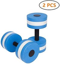 ULTIMAX Aquatic Exercise Dumbbells Aqua Fitness Barbells Exercise Hand Bars for Water Aerobics EVA Water Barbells Hand Bar For Water Resistance Aerobics Weight Loss (Blue)