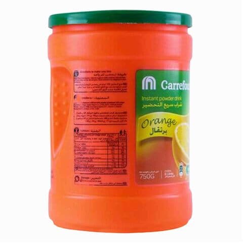Carrefour Powder Drinks Orange 750g