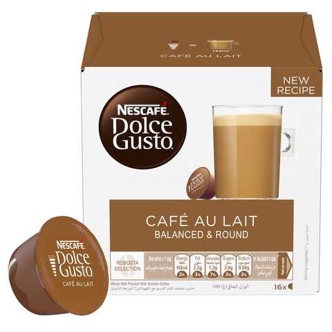 Nescafe Dolce Gusto Cafe Au Lait Coffee 160g