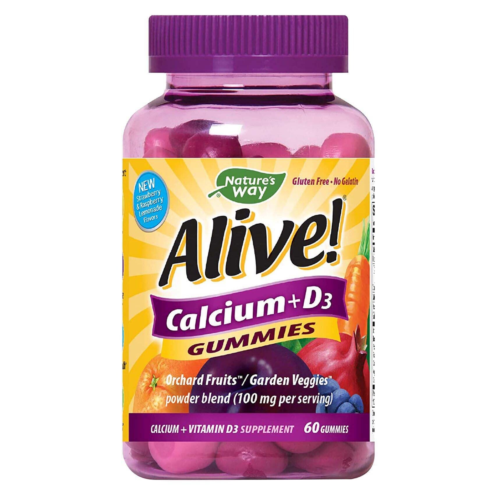 Buy Alive Calcium + D3 Supplement 60 Gummies Online - Shop Health
