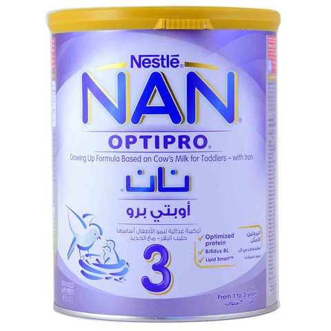 Nan Optipro Stage 3 Milk Powder Growing Up Stage 3 Tin 800 Gram