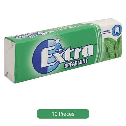 Wrigley&#39;s Extra Chewing Gum Sugarfree Spearmint 30 Pieces, 14g