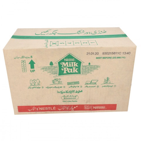 Nestle Milk Pack 12 x 1litre