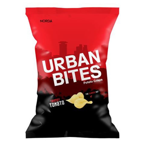 Norda Urban Bites Trendy Tomato Potato Crisps 120g