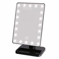 Generic Touchscreen LED Makeup Mirror Black