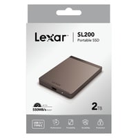 Lexar Portable External Solid State Drive SL200 2TB Grey