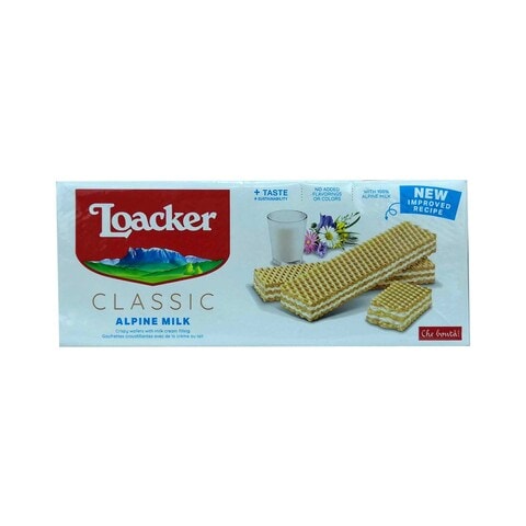 Loacker Milk Crispy Wafer - 175 Gram