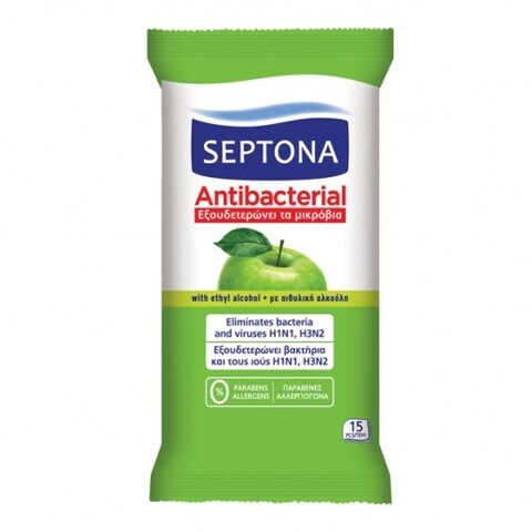 Septona Antibct Wipes 75%Alchl 15&#39;S