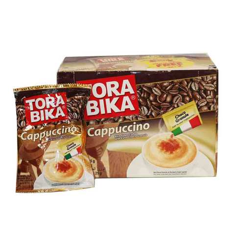 Buy Torabika Cappuccino Instant Coffee 25 Gram 20 Pieces Online - Shop  Beverages on Carrefour Jordan