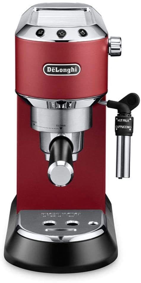 Buy De Longhi Dedica Style Pump Espresso Machine Red Ec685.R