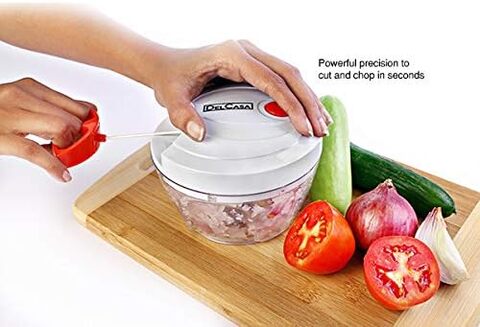 Buy Delcasa Manual Food Chopper - Mini Food Processor - Manual Handheld  Food Chopper/Cutter Online in UAE - Wigme