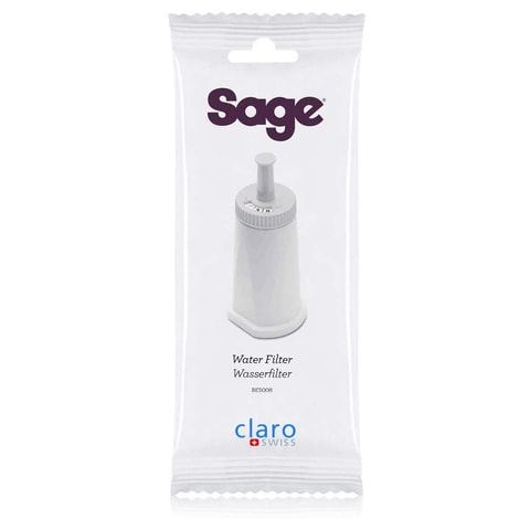 Sage Appliances Claro swiss Water Filter, Plastic, White (BES008).