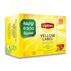 اشتري ليبتون شاي العلامة الصفراء أسود - 100 كيس في مصر
