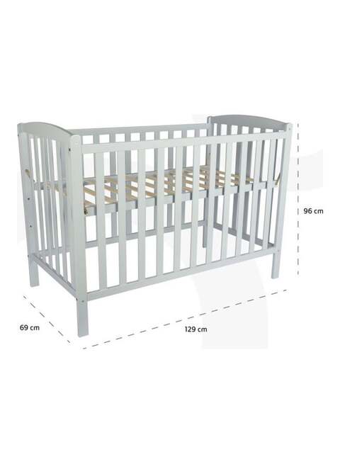 Moon Wooden Window Crib, 129X69X96 cm, 0 To 4 Years