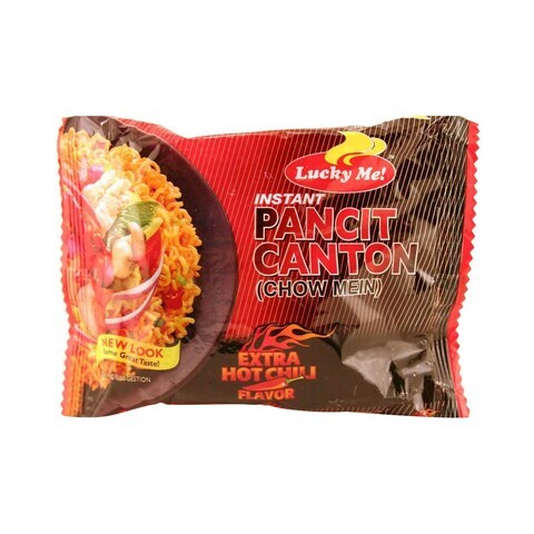 Lucky Me! Extra Hot Chilli Flavour Pancit Canton 65g