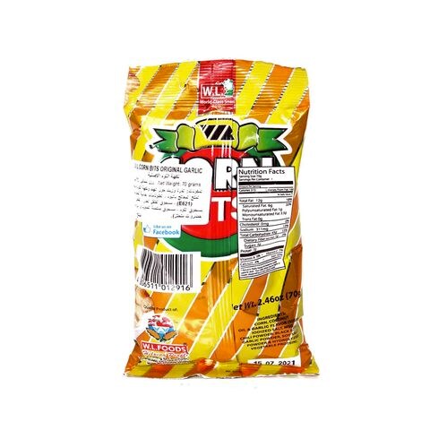 WL Corn Bits Original With Super Garlic 70g Online | Carrefour Qatar