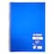 Maxi A4 Spiral Bound Hard Cover Executive Notebook 80 Sheets Blue