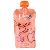 Ella&#39;s Kitchen Organic Peach And Banana Puree 120g