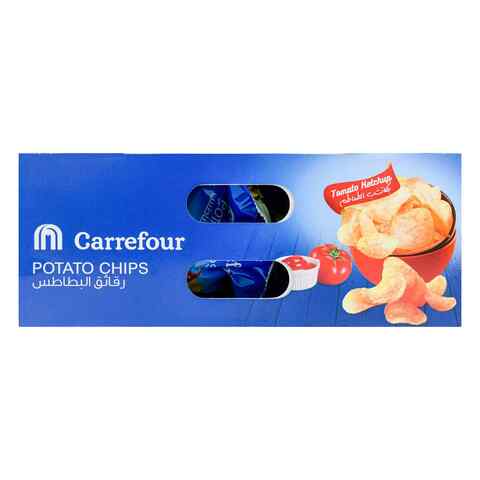 Carrefour Ketchup Potato Chips 23g x Pack of 14