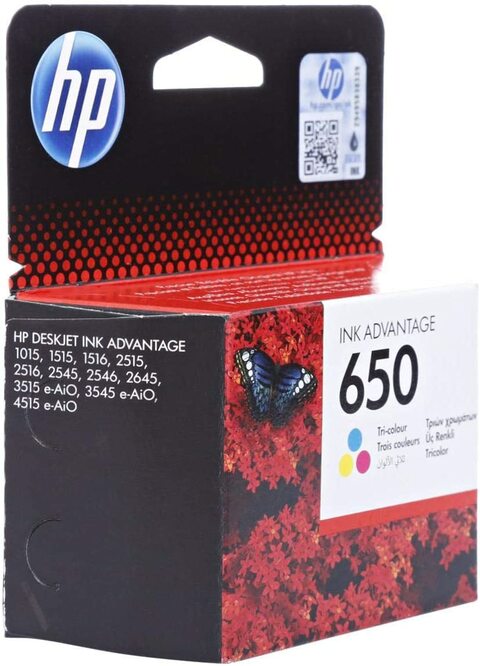 Buy Hp Ink Cartridge 650 Multi Color Online Shop Electronics Appliances On Carrefour Uae