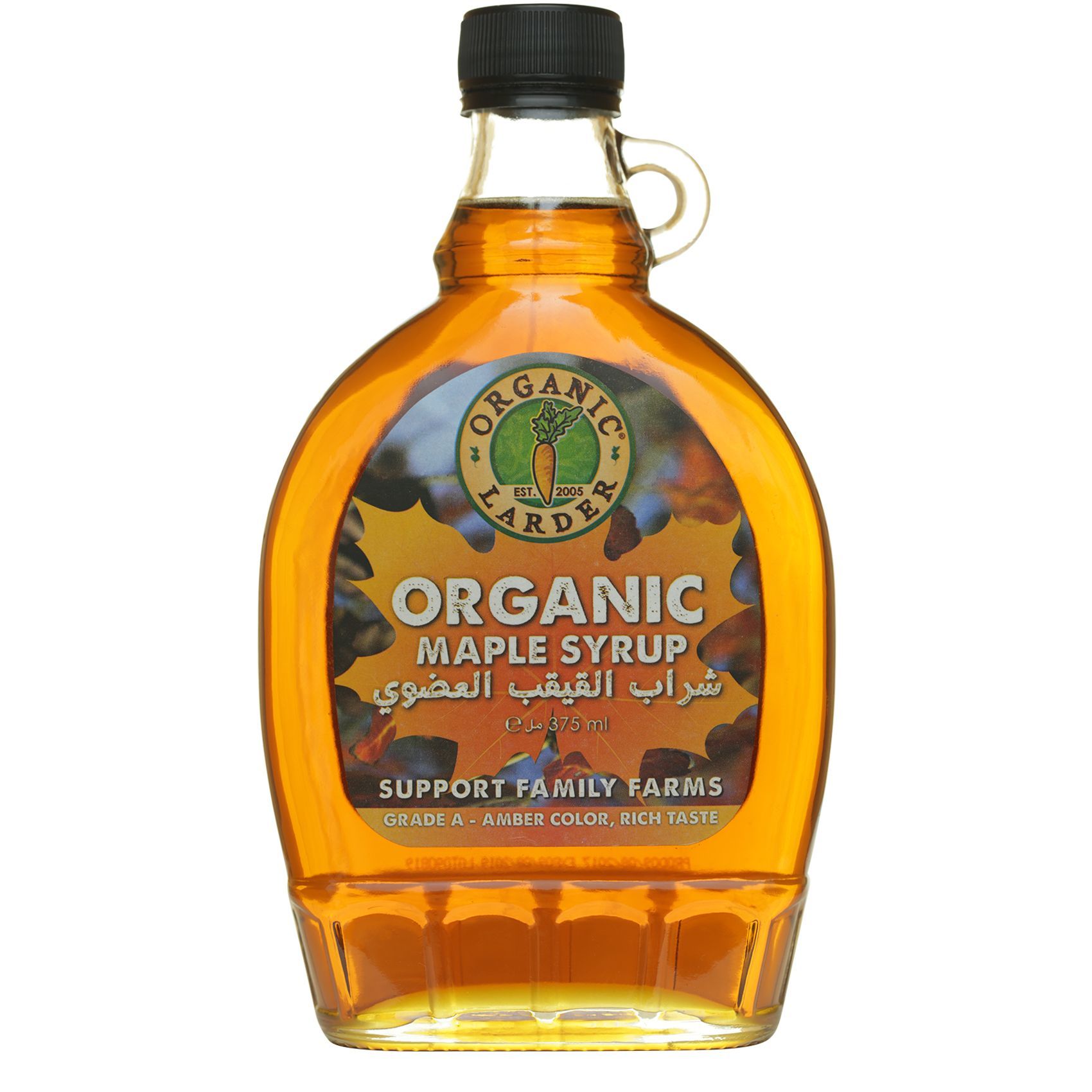 Buy Organic Larder Organic Maple Syrup 375ml Online Shop Bio
