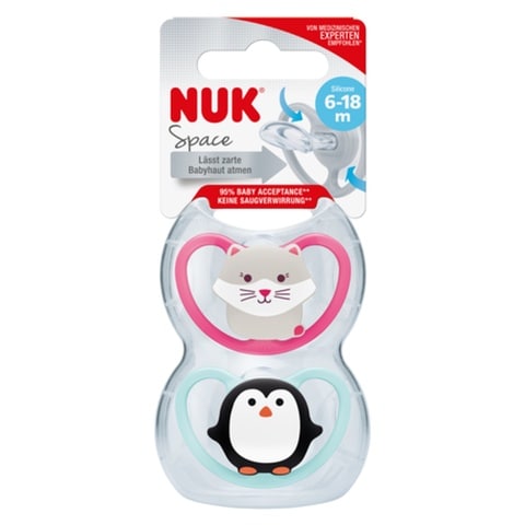 Nuk hot sale 6 pacifier