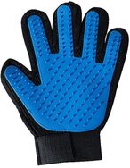 اشتري Pet Shop Dragon Mart Pet Grooming Glove Pet Hair Remover Glove Deshedding Massage Glove Blue في الامارات