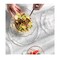 8 Inch Ice Point Special Shaped Plate Glass Wave Plate-White