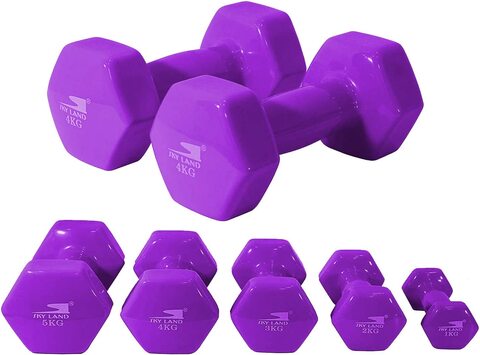 Buy Supreme Sports Vinyl Dumbbell Multicolour 1kg Online - Shop Health &  Fitness on Carrefour UAE