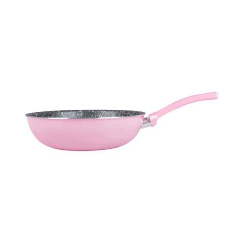 Grandi Cook Wok Pan - 30 Cm - Pink