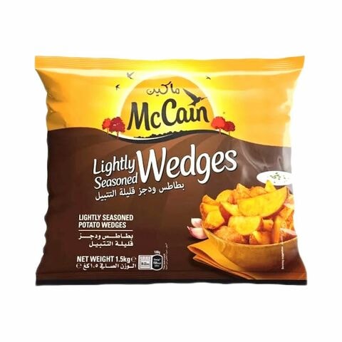 McCain Lightly Seasoned Wedges Potato 1.5kg