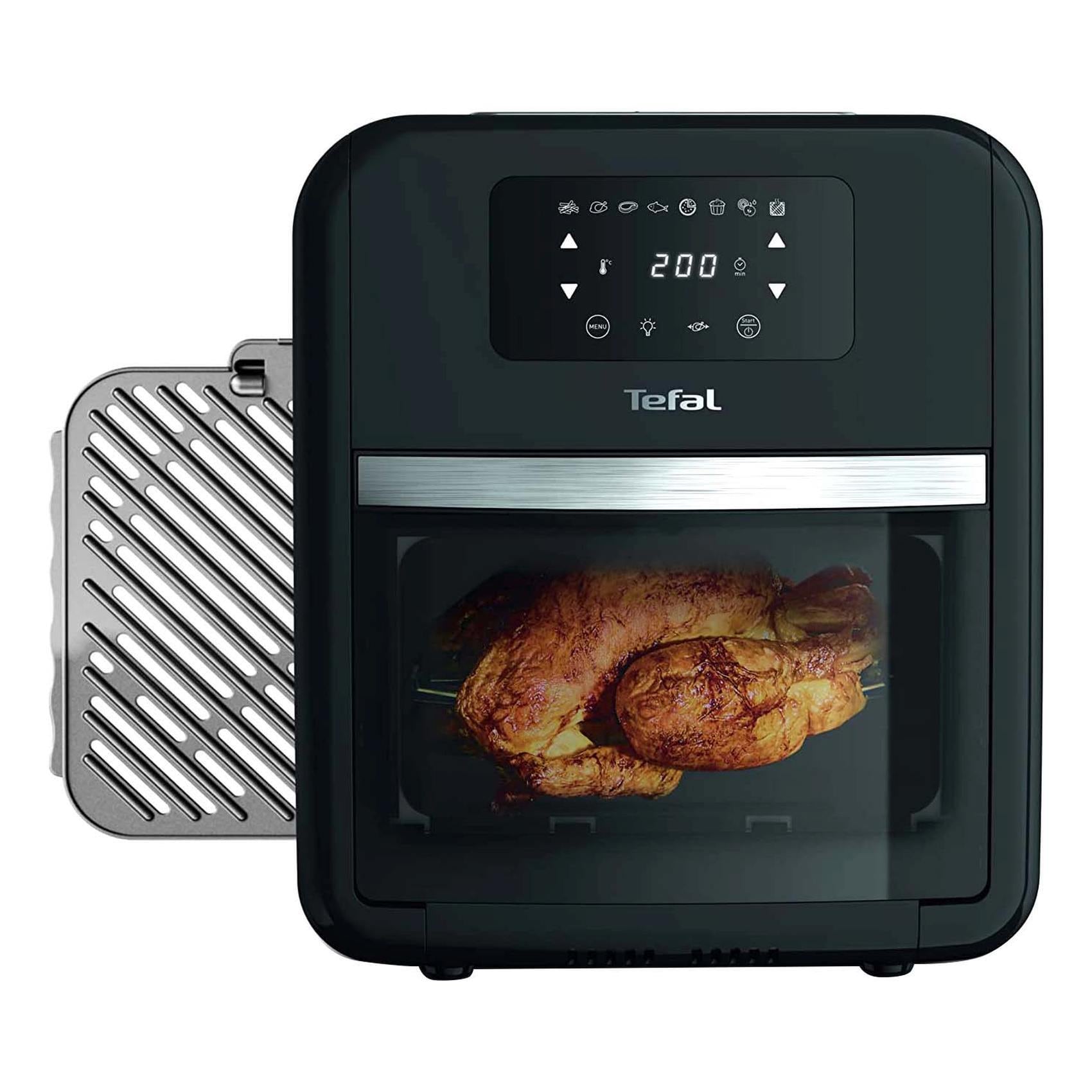 Black and Decker BLACK+DECKER 5-In-1 Digital Air Fryer Oven With Rotisserie  Function, 60 Minute Timer, 11L, 2000W, Black