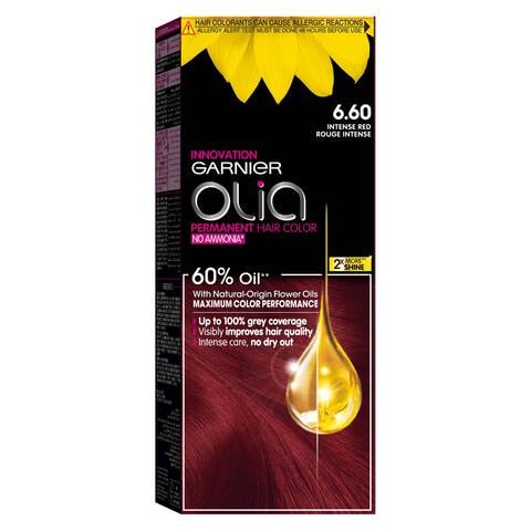 Garnier Olia Ammonia-Free Permanent Hair Colour 6.6 Intense Red