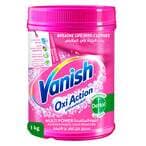 Buy Vanish Oxi Action Multi Power Fabric Powder Stain Remover with Scoop, Ideal for Use in the Washing Machine, 1 Kg in Saudi Arabia