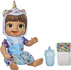 Buy HASBRO Baby Alive Tinycorns Doll, Panda Unicorn, Accessories, Drinks And Wets, Unicorn-Themed Toy For Kids Ages 3 Years And Up, Brown Hair in UAE