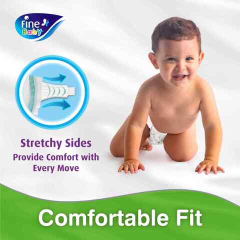 Fine Baby Diapers, DoubleLock Technology , Size 1, Newborn. 21 diaper count