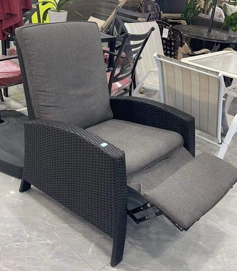 Metal frame recliner discount chair