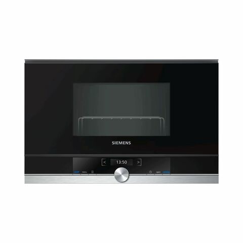 Siemens iQ700 Built-in Microwave Oven 21L BE634LGS1M Black