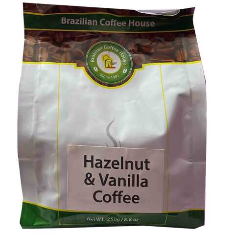 قهوة برازيلي بالفانيلا والبندق 250 غرام